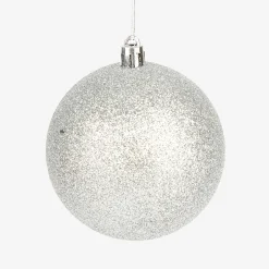 Casa Viva Set de 6 bolas decorativas plateadas Ø8cm Best