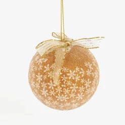 Casa Viva Set de 6 bolas decorativas doradas Ø7,5cm Clearance