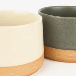 Casa Viva Set de 4 boles de gres de colores Ø9x5cm Discount