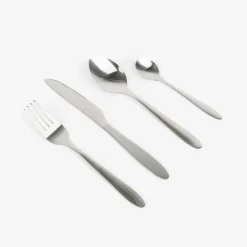 Casa Viva Set de 4 cubiertos de acero con estuche de neopreno Best