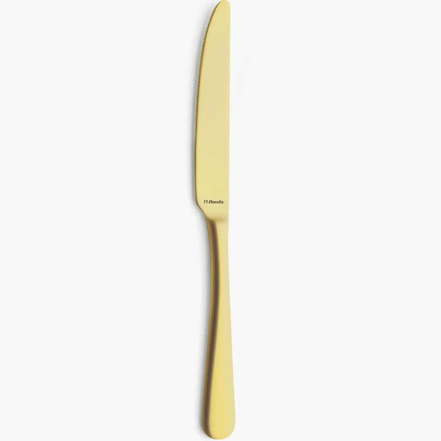 Casa Viva Set de 12 cuchillos de mesa de acero inoxidable dorado 24cm Zafra Outlet