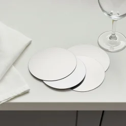 Casa Viva Set de 4 láminas antigoteo plateadas Best