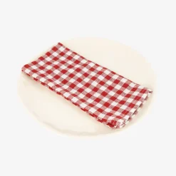 Casa Viva Set de 2 servilletas de algodón rojo Vichy43x43cm Clearance