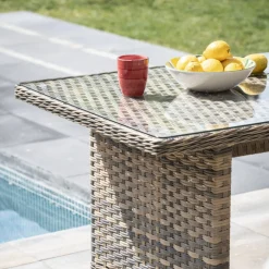 Casa Viva Set de jardín de 4 piezas de ratán sintético Lanai Outlet