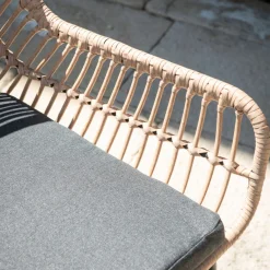 Casa Viva Set de jardín de 4 piezas de ratán sintético Hawai