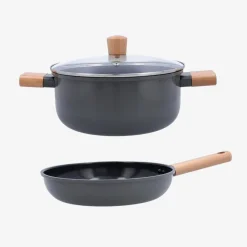 Casa Viva Set de sartén y cacerola de aluminio antiadherente apta para inducción Elios Ø24cm Sale