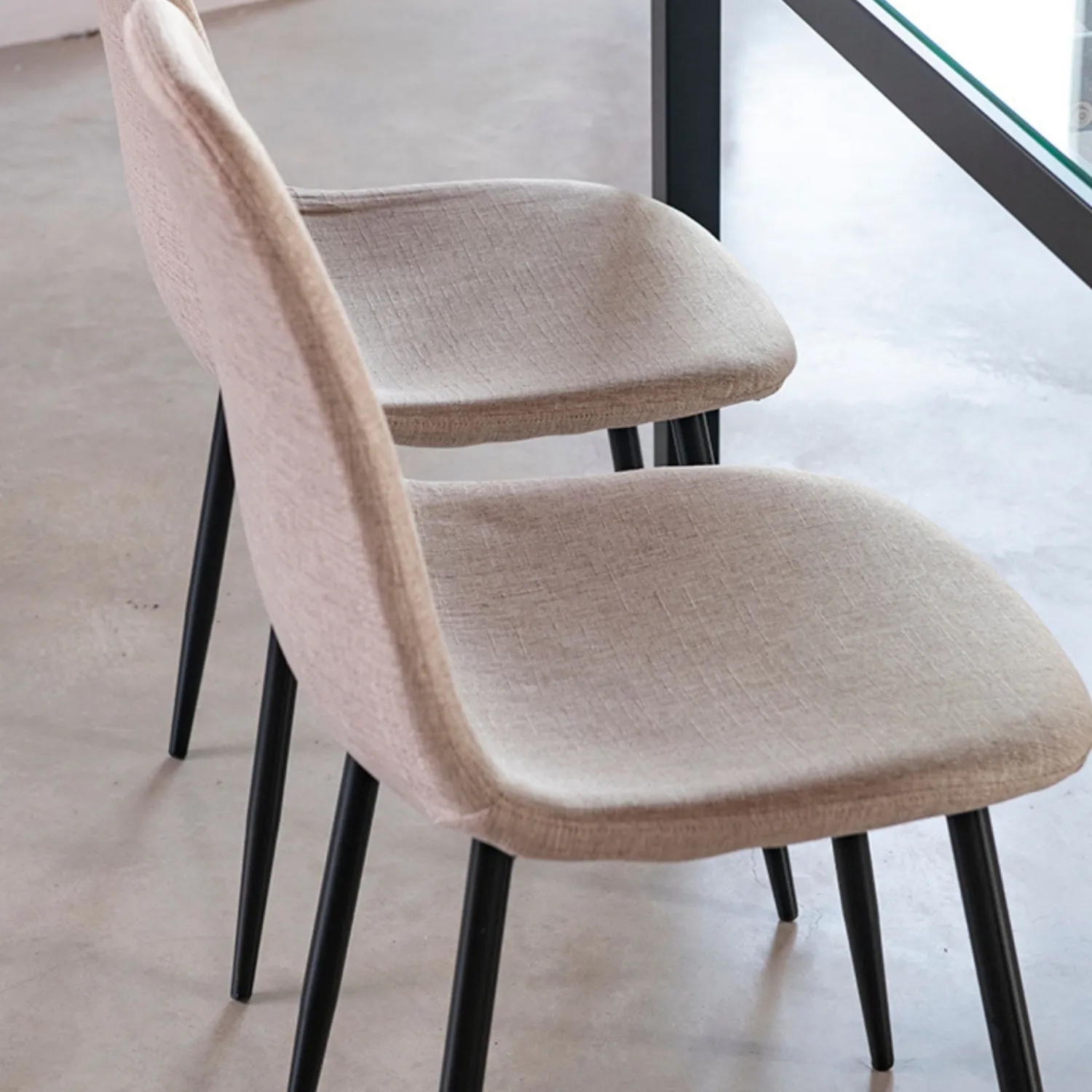 Casa Viva Silla de comedor beige arena Concept 45x55x86cm Outlet