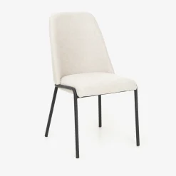 Casa Viva Silla de comedor beige Mina 49x60cm Best