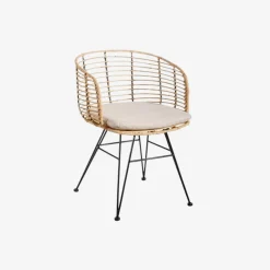 Casa Viva Silla de comedor con cojín 52x66x77cm Outlet