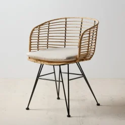 Casa Viva Silla de comedor con cojín 52x66x77cm Outlet