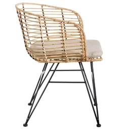 Casa Viva Silla de comedor con cojín 52x66x77cm Outlet