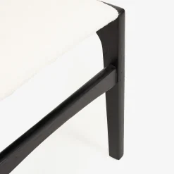 Casa Viva Silla de comedor de madera de olmo negra Jana 48x44x79cm Clau&Chloe Hot