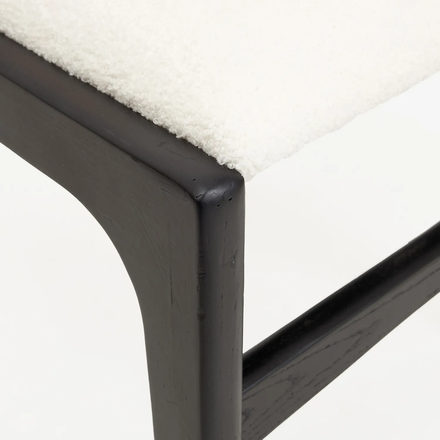 Casa Viva Silla de comedor de madera de olmo negra Jana 48x44x79cm Clau&Chloe Hot