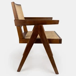 Casa Viva Silla de comedor de madera de olmo Cecilia 50x50x84cm Clau&Chloe Outlet