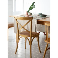 Casa Viva Silla de comedor de madera de olmo Antique 46x42x87cm Best