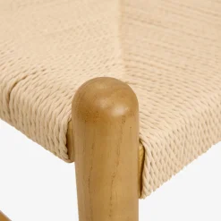 Casa Viva Silla de comedor de madera de olmo Lia 47x44x78cm Clau&Chloe Clearance