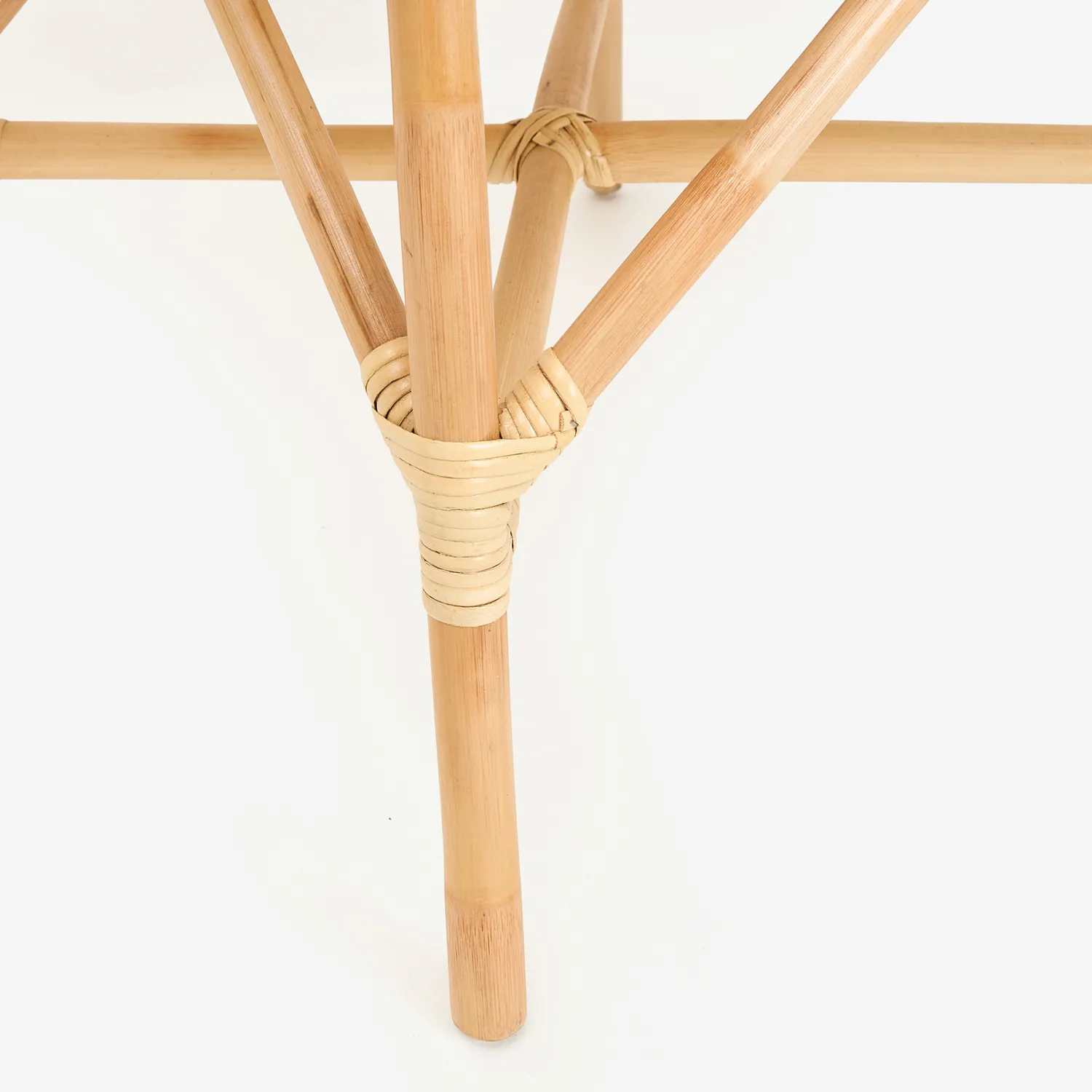 Casa Viva Silla de comedor de ratán beige Milos 77x70x84cm