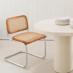 Casa Viva Silla de comedor de ratán Leonor 47,5x63,5x82cm Clau&Chloe Online