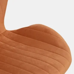 Casa Viva Silla de comedor de terciopelo naranja Lydia 54x50x86cm Clau&Chloe Clearance
