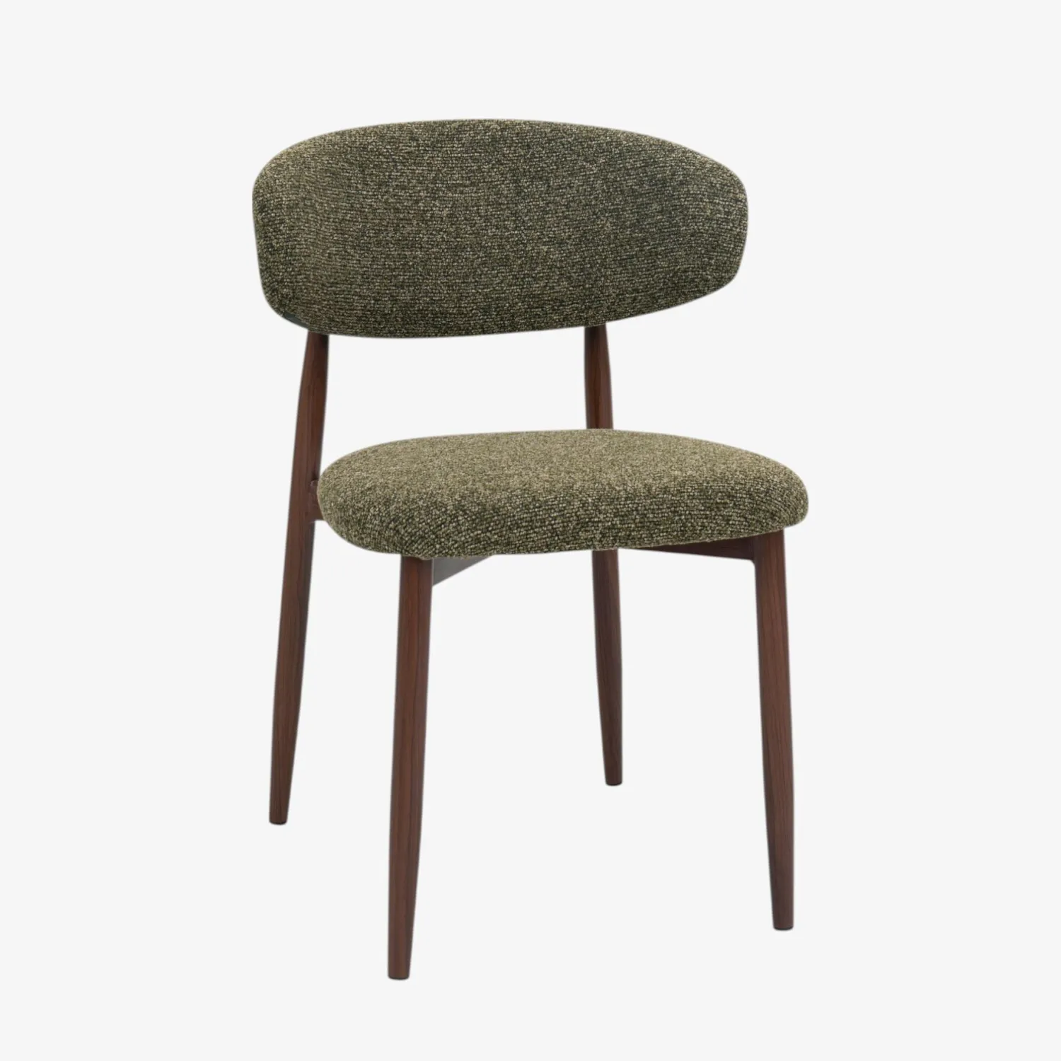 Casa Viva Silla de comedor efecto madera verde Martina 54x52x76cm Clau&Chloe Discount