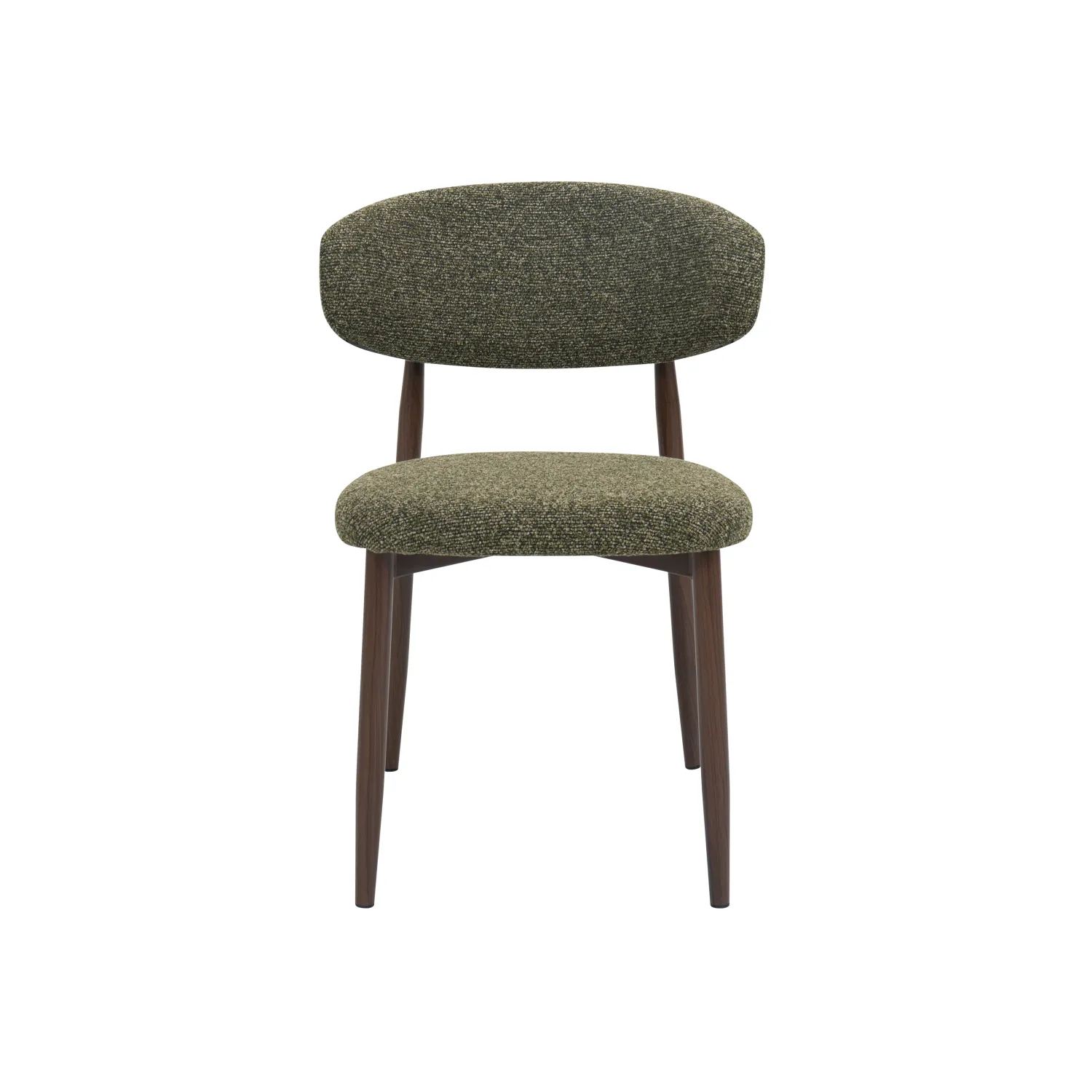 Casa Viva Silla de comedor efecto madera verde Martina 54x52x76cm Clau&Chloe Discount