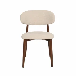 Casa Viva Silla de comedor efecto madera beige Martina 54x52x76cm Clau&Chloe Hot