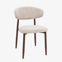 Casa Viva Silla de comedor efecto madera marfil Martina 54x52x76cm Clau&Chloe Sale