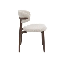 Casa Viva Silla de comedor efecto madera marfil Martina 54x52x76cm Clau&Chloe Sale