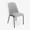 Casa Viva Silla de comedor gris claro Mina 49x60cm New