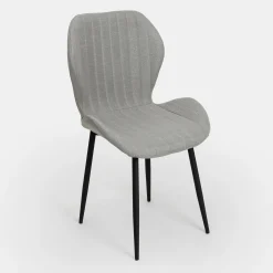 Casa Viva Silla de comedor gris Lydia 54x50x86cm Clau&Chloe Discount