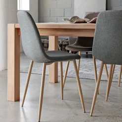 Casa Viva Silla de comedor gris oscuro Concept 45x55x86cm Hot