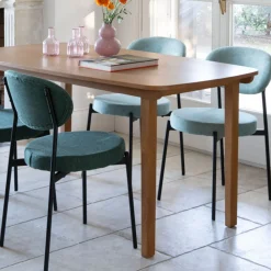 Casa Viva Silla de comedor verde agua Candela 49x53 Clau&Chloe Outlet