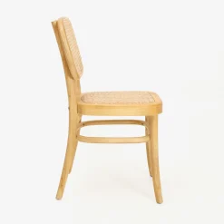 Casa Viva Silla de madera de olmo clara Cibran 45x41x83cm Clau&Chloe Clearance