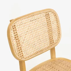 Casa Viva Silla de madera de olmo clara Cibran 45x41x83cm Clau&Chloe Clearance