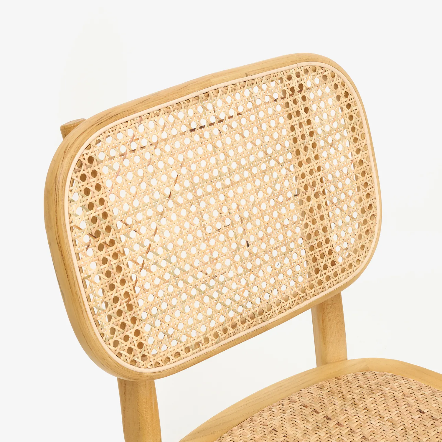 Casa Viva Silla de madera de olmo clara Cibran 45x41x83cm Clau&Chloe Clearance