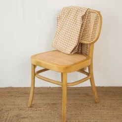 Casa Viva Silla de madera de olmo clara Cibran 45x41x83cm Clau&Chloe Clearance