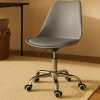 Casa Viva Silla de oficina con ruedas gris Tulip 48x55x45cm Outlet