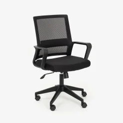 Casa Viva Silla de oficina negra ajustable 92/100cm Clearance