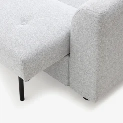 Casa Viva Sofá cama de 3 plazas gris Barita 216x85x85cm Sale