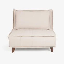 Casa Viva Sofá cama individual crema 104x92x84cm Best