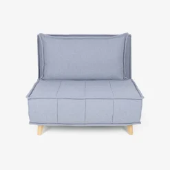 Casa Viva Sofá cama individual gris claro Gael 104x92x84cm Clearance