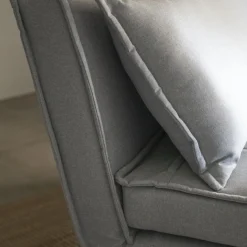 Casa Viva Sofá cama individual gris claro Gael 104x92x84cm Clearance