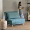 Casa Viva Sofá cama individual verde Luca 104x92x84cm Best