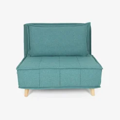 Casa Viva Sofá cama individual verde Luca 104x92x84cm Best