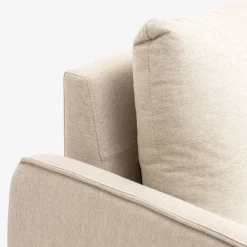 Casa Viva Sofá de 3 plazas beige Balt 207x90cm Clau&Chloe Discount