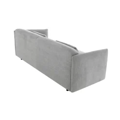Casa Viva Sofá de 3 plazas de chenilla gris Ezra 216x88x70cm Discount