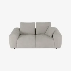 Casa Viva Sofá de 2 plazas de chenilla beige Hank 196x100x87 Clau&Chloe