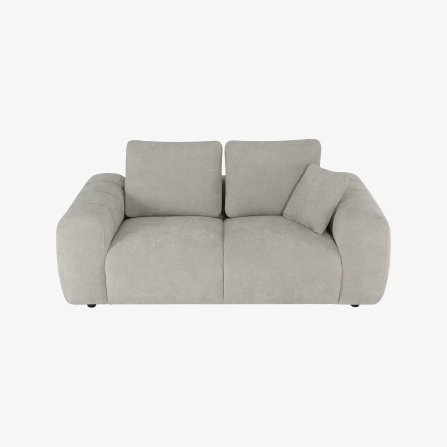 Casa Viva Sofá de 2 plazas de chenilla beige Hank 196x100x87 Clau&Chloe