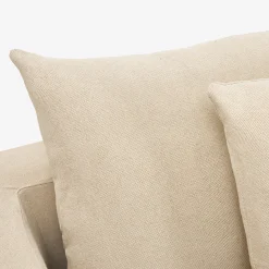 Casa Viva Sofá de 3 plazas de lino beige Aiden 220x110x80 Clau&Chloe Hot