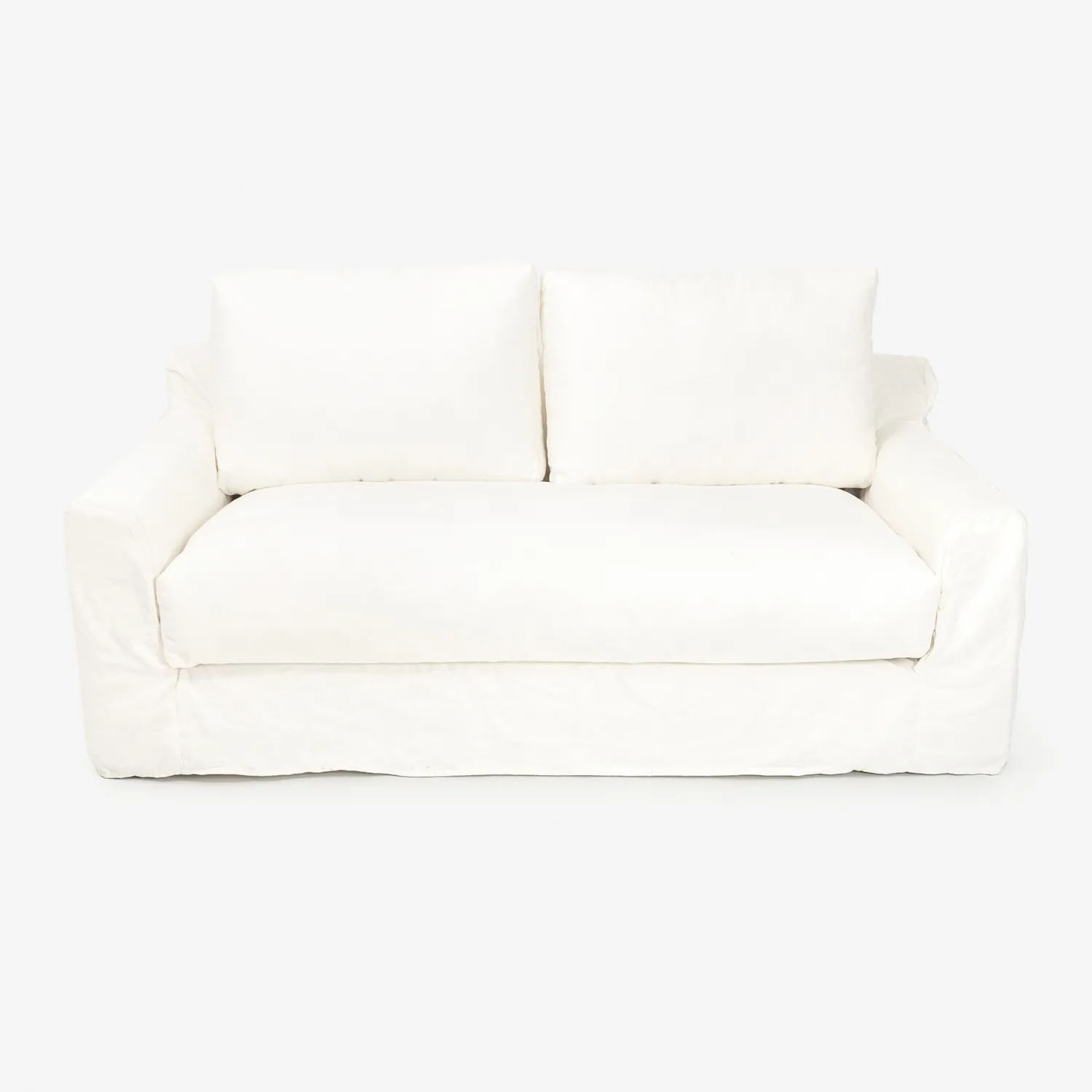 Casa Viva Sofá de 3 plazas de lino blanco Ibi 200x105x100cm Clau&Chloe Discount